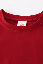 Maroon blank basic t-shirt Adult Kids and baby bubble - ARIA KIDS