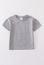 Gray blank basic t-shirt Adult Kids and baby bubble - ARIA KIDS