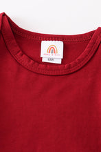 Maroon blank basic t-shirt Adult Kids and baby bubble - ARIA KIDS