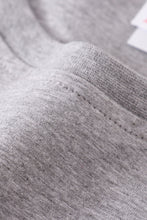 Gray blank basic t-shirt Adult Kids and baby bubble - ARIA KIDS