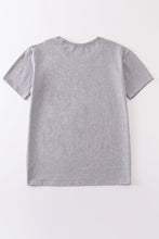 Gray blank basic t-shirt Adult Kids and baby bubble - ARIA KIDS