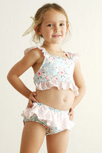 Petal perfection print 2pc girl swimsuit - ARIA KIDS