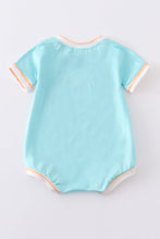 Blue rainbow baby boy romper - ARIA KIDS
