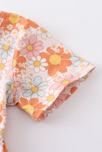 Floral print ruffle girl dress - ARIA KIDS