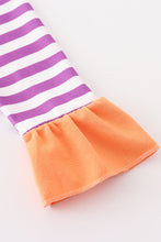 Stripe witches embroidery girl romper - ARIA KIDS