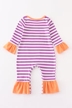 Stripe witches embroidery girl romper - ARIA KIDS