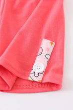 Red apple pencil print girl set