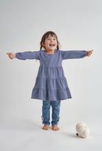 Blue tiered dress - ARIA KIDS