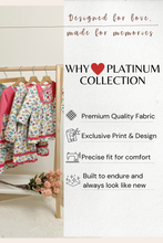 Platinum balcony print ruffle soft baby blanket - ARIA KIDS