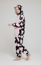 Cow Onesie Animal Costume Girls Women Pajamas - ARIA KIDS