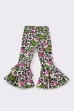 Christmas grinch leopard bell denim jeans - ARIA KIDS