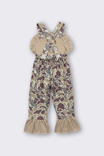 Camouflage deer embroidery girl jumpsuit - ARIA KIDS