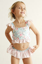 Petal perfection print 2pc girl swimsuit - ARIA KIDS