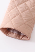 Khaki quilted coat - ARIA KIDS
