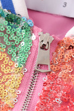 Rainbow sequin bomber jacket - ARIA KIDS