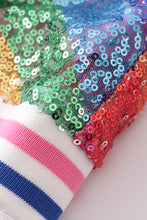 Rainbow sequin bomber jacket - ARIA KIDS