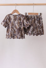 Camouflage scalloped mom&me shorts set - ARIA KIDS