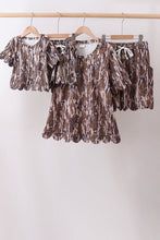Camouflage scalloped mom&me shorts set - ARIA KIDS