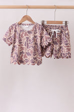 Camouflage scalloped shorts set - ARIA KIDS