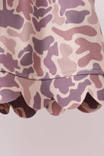 Camouflage scalloped shorts set - ARIA KIDS
