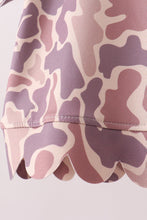 Camouflage scalloped shorts set - ARIA KIDS