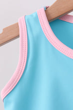 Blue Performance Scalloped Skorts Set - ARIA KIDS