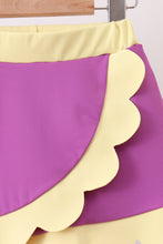 Purple Performance Scalloped Skorts Set - ARIA KIDS