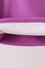 Purple Performance Scalloped Skorts Set - ARIA KIDS
