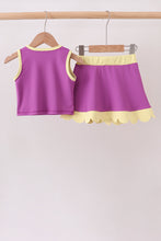 Purple Performance Scalloped Skorts Set - ARIA KIDS