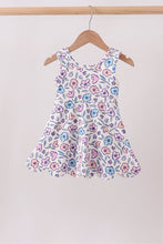 Floral Performance Scalloped Tank Dress - ARIA KIDS