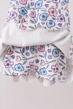 Floral Performance Scalloped Tank Dress - ARIA KIDS