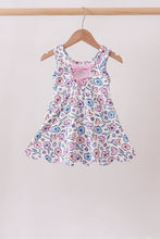 Floral Performance Scalloped Tank Dress - ARIA KIDS
