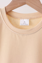 Khaki scalloped active pants set - ARIA KIDS