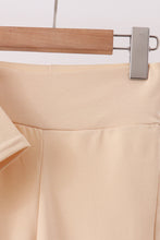 Khaki scalloped active pants set - ARIA KIDS
