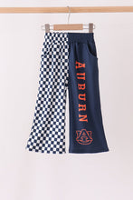 Navy Auburn checkered pants - ARIA KIDS