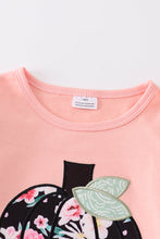 Floral print pumpkin applique girl set - ARIA KIDS
