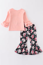 Floral print pumpkin applique girl set - ARIA KIDS
