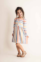 Multicolored stripe pocket dress - ARIA KIDS