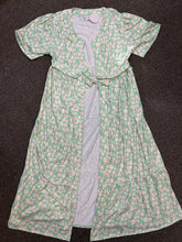 Green floral print mom&me dress - ARIA KIDS