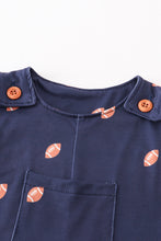 Navy football print boy jonjon