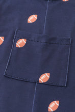 Navy football print boy jonjon