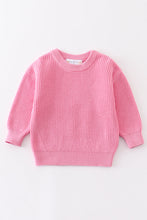 Pink pullover sweater