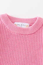 Pink pullover sweater