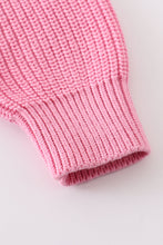 Pink pullover sweater