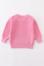 Pink pullover sweater