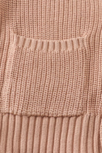 Coffee pocket cardigan sweater