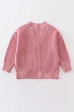 Pink pocket cardigan sweater - ARIA KIDS