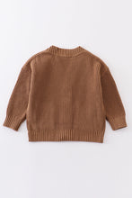 Mocha pocket cardigan sweater - ARIA KIDS