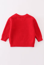 Maroon hello jolly hand-embroidery jumper sweater - ARIA KIDS