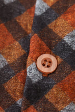Premium brown plaid button down muslin shirt - ARIA KIDS